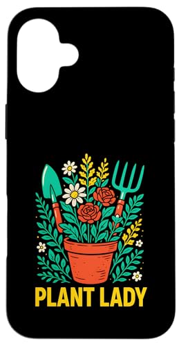 Gartenpflanze Lady Vintage Damen Boho Hülle für iPhone 16 Plus Gartenpflanze Lady Vintage Damen Boho Hülle für iPhone 16 Plus von Botanical Bliss - Vintage Gardening Apparel