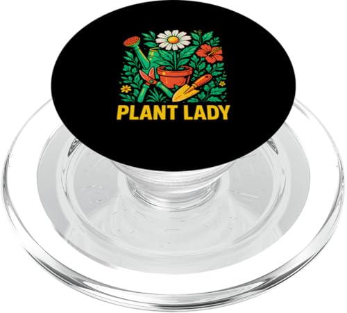 Gartenpflanze Lady Vintage Damen Boho PopSockets PopGrip für MagSafe Gartenpflanze Lady Vintage Damen Boho PopSockets PopGrip für MagSafe von Botanical Bliss - Vintage Gardening Apparel