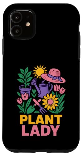Gartenpflanze Lady Vintage Damen Floral Hülle für iPhone 11 Gartenpflanze Lady Vintage Damen Floral Hülle für iPhone 11 von Botanical Bliss - Vintage Gardening Apparel