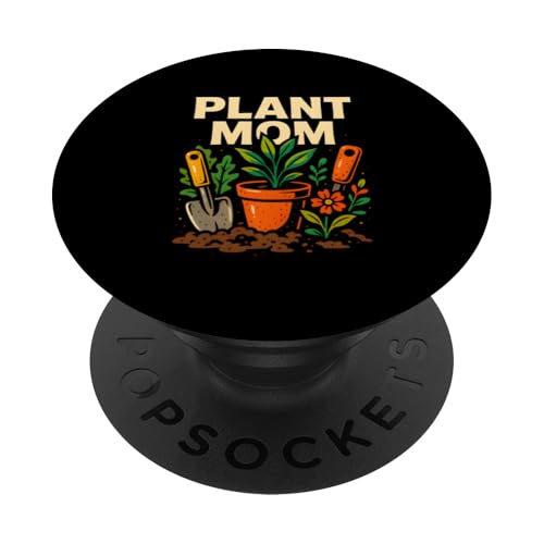 Gartenpflanze Mama Vintage Damen Wildblume PopSockets Klebender PopGrip Gartenpflanze Mama Vintage Damen Wildblume PopSockets Klebender PopGrip von Botanical Bliss - Vintage Gardening Apparel