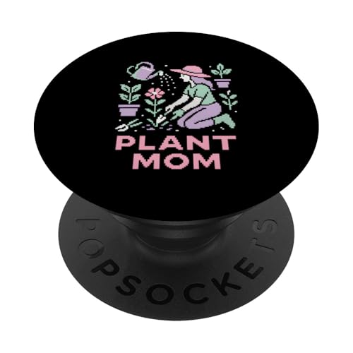Gartenpflanze Mama Vintage Damen Wildblume PopSockets Klebender PopGrip Gartenpflanze Mama Vintage Damen Wildblume PopSockets Klebender PopGrip von Botanical Bliss - Vintage Gardening Apparel