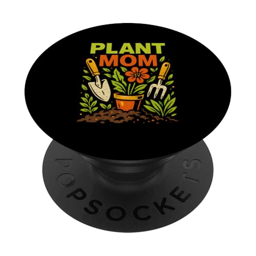 Gartenpflanze Mama Vintage Damen Wildblume PopSockets Klebender PopGrip Gartenpflanze Mama Vintage Damen Wildblume PopSockets Klebender PopGrip von Botanical Bliss - Vintage Gardening Apparel