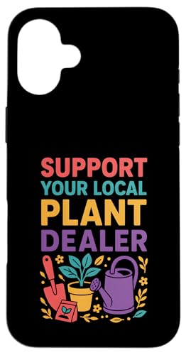 Gartenunterstützung Ihr örtlicher Pflanzenhändler Vintage Botanical Hülle für iPhone 16 Plus Gartenunterstützung Ihr örtlicher Pflanzenhändler Vintage Botanical Hülle für iPhone 16 Plus von Botanical Bliss - Vintage Gardening Apparel