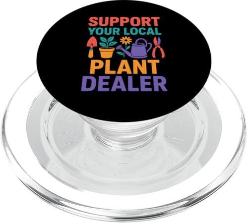 Gartenunterstützung Ihr örtlicher Pflanzenhändler Vintage Botanical PopSockets PopGrip für MagSafe Gartenunterstützung Ihr örtlicher Pflanzenhändler Vintage Botanical PopSockets PopGrip für MagSafe von Botanical Bliss - Vintage Gardening Apparel