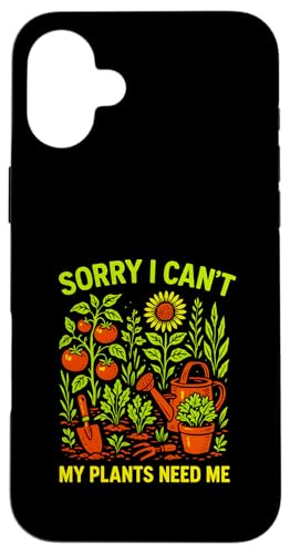 My Plants Need Me Vintage Damen Garten Hülle für iPhone 16 Plus My Plants Need Me Vintage Damen Garten Hülle für iPhone 16 Plus von Botanical Bliss - Vintage Gardening Apparel