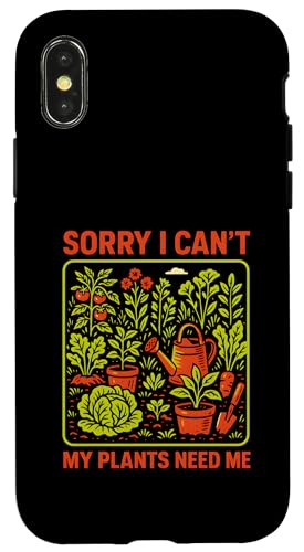 My Plants Need Me Vintage Damen Garten Hülle für iPhone X/XS My Plants Need Me Vintage Damen Garten Hülle für iPhone X/XS von Botanical Bliss - Vintage Gardening Apparel