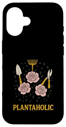 Plantaholic Vintage Damen Boho Garten Hülle für iPhone 16 Plantaholic Vintage Damen Boho Garten Hülle für iPhone 16 von Botanical Bliss - Vintage Gardening Apparel