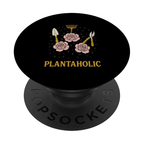 Plantaholic Vintage Damen Boho Garten PopSockets Klebender PopGrip Plantaholic Vintage Damen Boho Garten PopSockets Klebender PopGrip von Botanical Bliss - Vintage Gardening Apparel