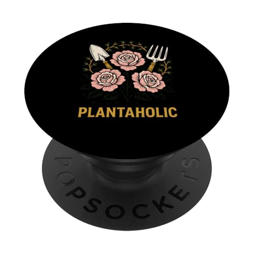 Plantaholic Vintage Damen Boho Garten PopSockets Klebender PopGrip Plantaholic Vintage Damen Boho Garten PopSockets Klebender PopGrip von Botanical Bliss - Vintage Gardening Apparel