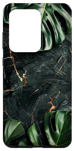 Hülle für Galaxy S20 Ultra Grüne Monstera-Blätter von Botanical Floral Pattern