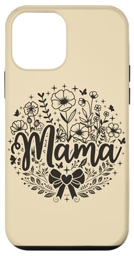 Beige Herz Mama Schleife Minimalistisch Floral Wildflower Mama Hülle für iPhone 12 mini Beige Herz Mama Schleife Minimalistisch Floral Wildflower Mama Hülle für iPhone 12 mini von Botanical Wildflower Mama Mothers Day Gifts Co.