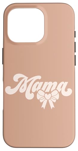Beige Sand Herz Mama Schleife Minimalistisch Floral Wildflower Mama Hülle für iPhone 16 Pro Beige Sand Herz Mama Schleife Minimalistisch Floral Wildflower Mama Hülle für iPhone 16 Pro von Botanical Wildflower Mama Mothers Day Gifts Co.