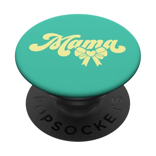 Blaugrün Beige Herz Mama Schleife Minimalistisch Floral Wildflower Mama PopSockets Klebender PopGrip Blaugrün Beige Herz Mama Schleife Minimalistisch Floral Wildflower Mama PopSockets Klebender PopGrip von Botanical Wildflower Mama Mothers Day Gifts Co.