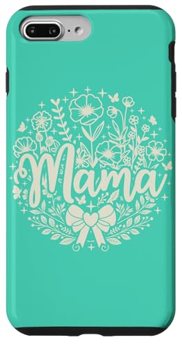 Blaugrün Herz Mama Schleife Minimalistisch Floral Wildflower Beige Mama Hülle für iPhone 7 Plus/8 Plus Blaugrün Herz Mama Schleife Minimalistisch Floral Wildflower Beige Mama Hülle für iPhone 7 Plus/8 Plus von Botanical Wildflower Mama Mothers Day Gifts Co.