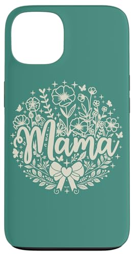 Blaugrün Herz Mama Schleife Minimalistisch Floral Wildflower Teal Mama Hülle für iPhone 13 Blaugrün Herz Mama Schleife Minimalistisch Floral Wildflower Teal Mama Hülle für iPhone 13 von Botanical Wildflower Mama Mothers Day Gifts Co.