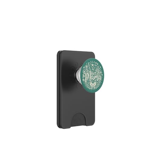 Blaugrün Herz Mama Schleife Minimalistisch Floral Wildflower Teal Mama PopSockets PopWallet für MagSafe Blaugrün Herz Mama Schleife Minimalistisch Floral Wildflower Teal Mama PopSockets PopWallet für MagSafe von Botanical Wildflower Mama Mothers Day Gifts Co.