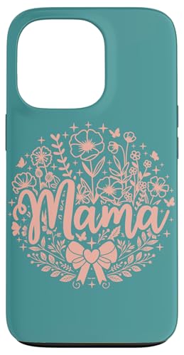 Blaugrün Pfirsich Herz Mama Schleife Minimalistisch Floral Wildflower Mama Hülle für iPhone 13 Pro Blaugrün Pfirsich Herz Mama Schleife Minimalistisch Floral Wildflower Mama Hülle für iPhone 13 Pro von Botanical Wildflower Mama Mothers Day Gifts Co.