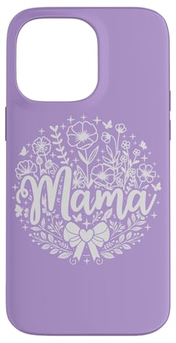 Hellviolettes Herz Mama Schleife Minimalistisch Floral Wildflower Hülle für iPhone 14 Pro Max Hellviolettes Herz Mama Schleife Minimalistisch Floral Wildflower Hülle für iPhone 14 Pro Max von Botanical Wildflower Mama Mothers Day Gifts Co.