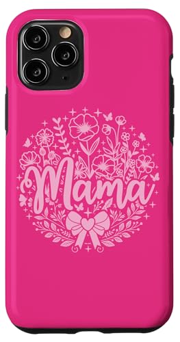 Hot Pink Heart Mama Schleife Minimalistisch Floral Wildflower Mama Hülle für iPhone 11 Pro Hot Pink Heart Mama Schleife Minimalistisch Floral Wildflower Mama Hülle für iPhone 11 Pro von Botanical Wildflower Mama Mothers Day Gifts Co.