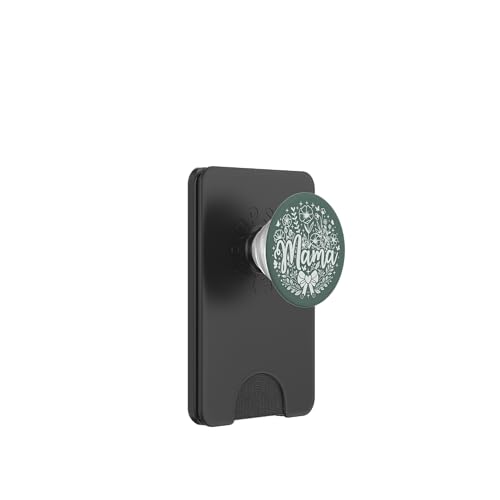 Salbeigrün Herz Mama Schleife Minimalistisch Floral Wildflower Mama PopSockets PopWallet für MagSafe Salbeigrün Herz Mama Schleife Minimalistisch Floral Wildflower Mama PopSockets PopWallet für MagSafe von Botanical Wildflower Mama Mothers Day Gifts Co.