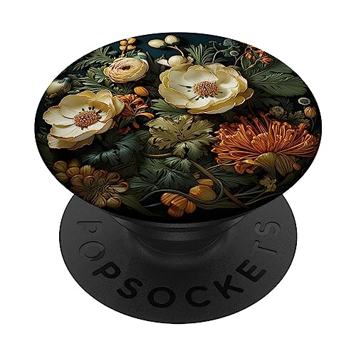 Blume Schöne Blumen Und Blätter Garten & Natur grünes PopSockets mit austauschbarem PopGrip von Botanische Und Saftige Designs