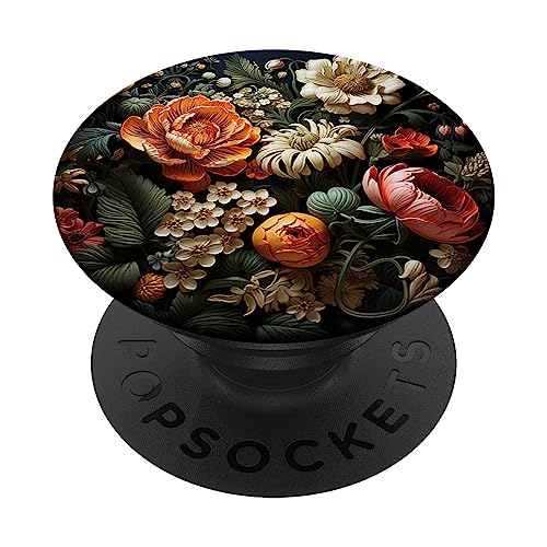 Blume Schöne Blumen Und Blätter Garten & Natur grünes PopSockets mit austauschbarem PopGrip von Botanische Und Saftige Designs