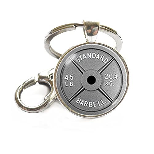 Barbell Schlüsselanhänger Hantel Gewichtheben Hantel Trainer Geschenke Fitness Jewelry Barbell Schlüsselanhänger Key Ring Schlüsselanhänger Key Ring workout-mt074 W1. von Botewo0lbei