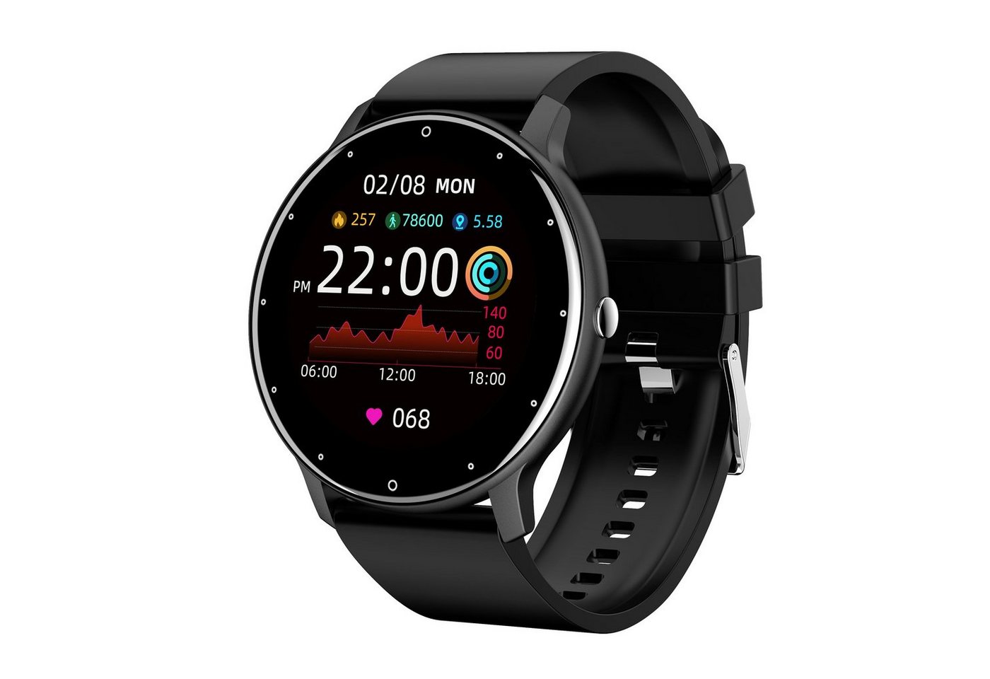Bothergu Smartwatch, 1.3 touchscreen smart band männer frauen pulsmesser von Bothergu