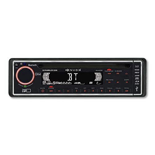 Kenvox M-110033 Autoradio 1 DIN Touch mit Bluetooth, FM-AM-RDS, CD/MP3/WMA, USB/SD/MMC, AUX, integriertes Mikrofon, abnehmbare Vorderseite, 40 W x 4, iPod Ready Kenvox M-110033 Autoradio 1 DIN Touch mit Bluetooth, FM-AM-RDS, CD/MP3/WMA, USB/SD/MMC, AUX, integriertes Mikrofon, abnehmbare Vorderseite, 40 W x 4, iPod Ready von Bottari