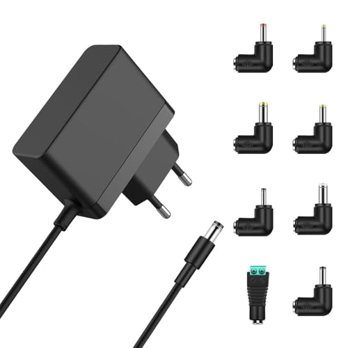 Bouge 12V Keyboard Kabel Netzteil Kompatibel mit Ya maha PA-130a PA-130b PA-150b P45 PA-3b PA-3c PA-5d PSR-210 PSR-78 P125 E373 EZ-220 EZ-300, Ladekabel mit 8 Universalsteckern für Electronic Piano Bouge 12V Keyboard Kabel Netzteil Kompatibel mit Ya maha PA-130a PA-130b PA-150b P45 PA-3b PA-3c PA-5d PSR-210 PSR-78 P125 E373 EZ-220 EZ-300, Ladekabel mit 8 Universalsteckern für Electronic Piano von Bouge