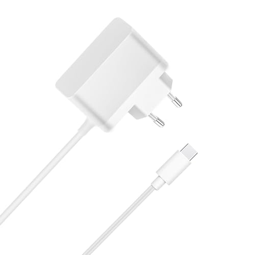 Bouge 5V Ladekabel Kompatibel mit OBVHNUA Babyphone mit Kamera 3,5 4,3 2,8 Zoll 720p HD Video Netzteil Weiß Ladegerät Netzteil von Bouge