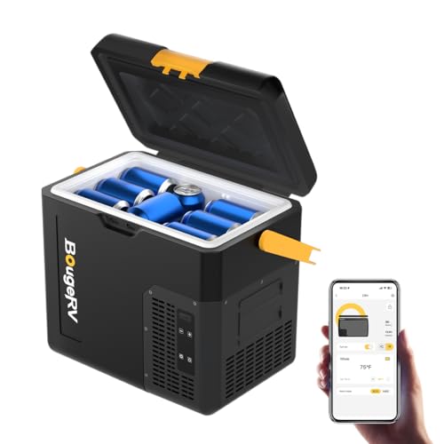 BougeRV CRH Kompressor Kühlbox Klein 18L mit Griff, Auto Kühlbox Tragbar 12V/24V 230V App-Steuerung Auto Kühlschrank Elektrisch Mini mit Akkufach Gefrierbox für Camping Reisen Boot Angeln -20°C~20°C BougeRV CRH Kompressor Kühlbox Klein 18L mit Griff, Auto Kühlbox Tragbar 12V/24V 230V App-Steuerung Auto Kühlschrank Elektrisch Mini mit Akkufach Gefrierbox für Camping Reisen Boot Angeln -20°C~20°C von BougeRV