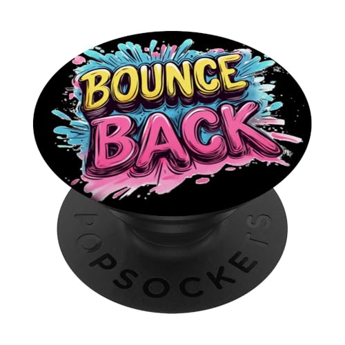 Buntes Bounce Back Emblem Kostüm PopSockets Klebender PopGrip Buntes Bounce Back Emblem Kostüm PopSockets Klebender PopGrip von Bounce Back Speech