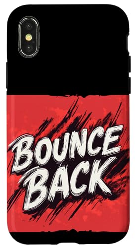 Cooles Bounce Back Logo für Mann und Frau Hülle für iPhone X/XS Cooles Bounce Back Logo für Mann und Frau Hülle für iPhone X/XS von Bounce Back Speech