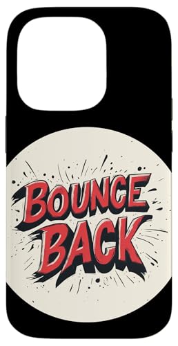 Schönes Rückprall-Stempel-Outfit Hülle für iPhone 14 Pro von Bounce Back Speech