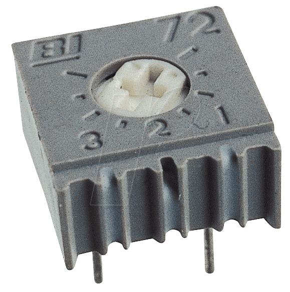 76-10 50K - Präzisionspotentiometer, Trimmer, liegend, 50 kOhm, 9,5 mm 76-10 50K - Präzisionspotentiometer, Trimmer, liegend, 50 kOhm, 9,5 mm von Bourns