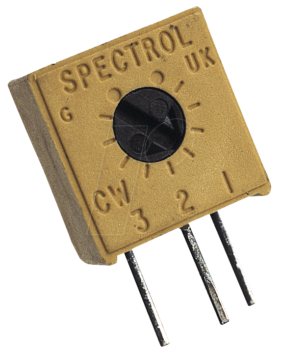 76-40 50K - Präzisionspotentiometer, Trimmer, stehend, 50 kOhm, 9,5 mm 76-40 50K - Präzisionspotentiometer, Trimmer, stehend, 50 kOhm, 9,5 mm von Bourns