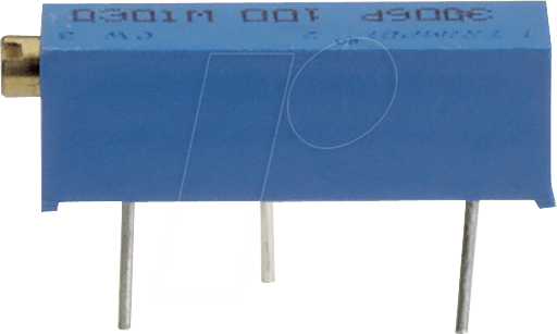 BOU 3006P-1-101 - Spindeltrimmer, 15 Gänge, 100 Ohm, linear von Bourns