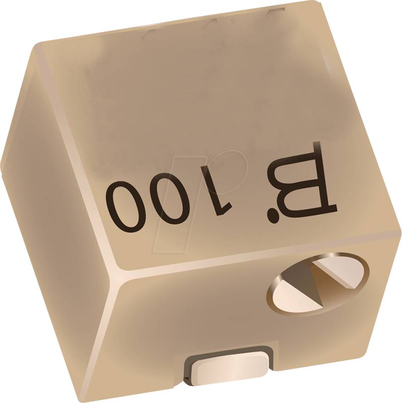 BOU 3224J-1-101 - Spindeltrimmer, 12 Gänge, 100 Ohm, linear von Bourns