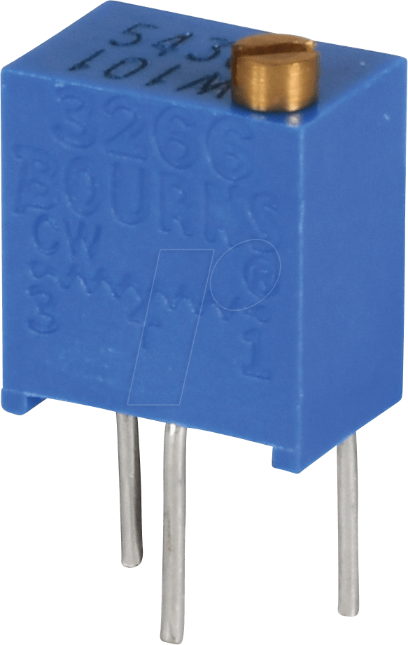 BOU 3266W-1-202 - Spindeltrimmer, 12 Gänge, 2 kOhm, linear BOU 3266W-1-202 - Spindeltrimmer, 12 Gänge, 2 kOhm, linear von Bourns