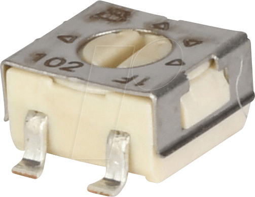 BOU 3314G-1-102 - Spindeltrimmer, 1 kOhm, linear BOU 3314G-1-102 - Spindeltrimmer, 1 kOhm, linear von Bourns