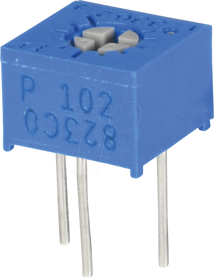 BOU 3362P-1-502 - Spindeltrimmer, 5 kOhm, linear BOU 3362P-1-502 - Spindeltrimmer, 5 kOhm, linear von Bourns