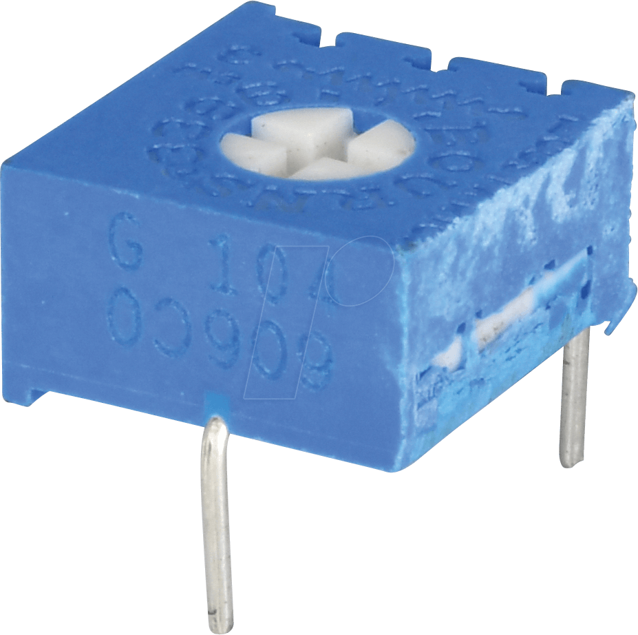 BOU 3386G-1-104 - Spindeltrimmer, 100 kOhm, linear BOU 3386G-1-104 - Spindeltrimmer, 100 kOhm, linear von Bourns