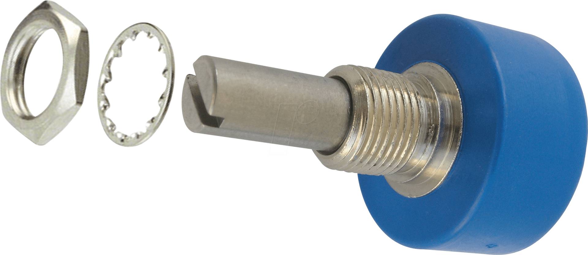 BOU 6639S1502 - Drehpotentiometer, 5 kOhm, linear, 6,35 mm BOU 6639S1502 - Drehpotentiometer, 5 kOhm, linear, 6,35 mm von Bourns