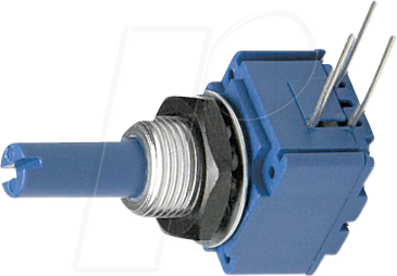 BOU 93R1AR22A12L - Drehpotentiometer, 2,5 kOhm, linear, 6 mm BOU 93R1AR22A12L - Drehpotentiometer, 2,5 kOhm, linear, 6 mm von Bourns