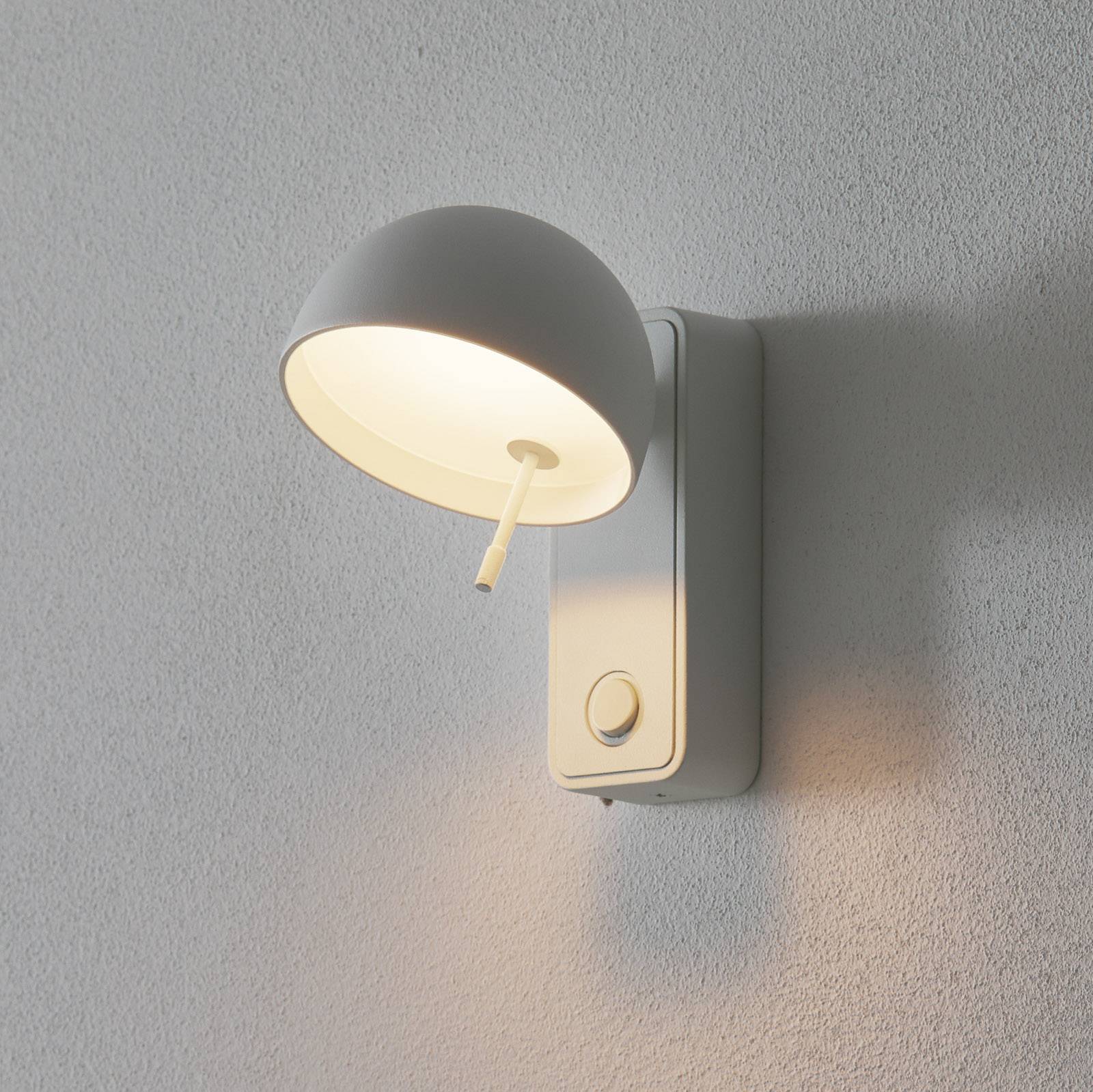 Bover Beddy A/01 LED-Wandlampe drehbar weiß/weiß von Bover