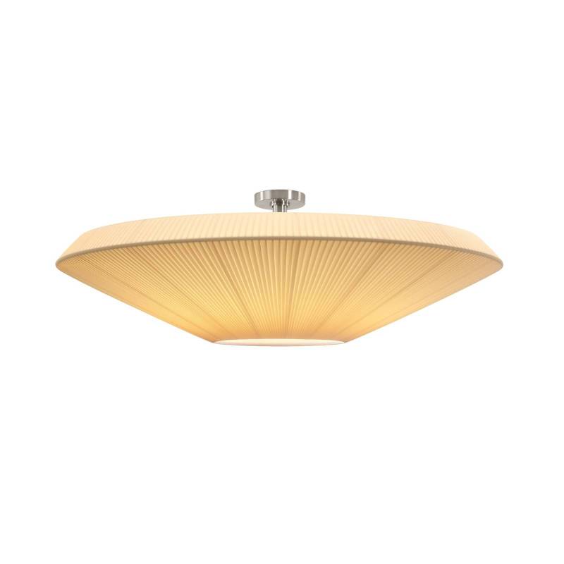 Bover Deckenlampe Siam 120, Höhe 36 cm, nickel/cremefarben von Bover