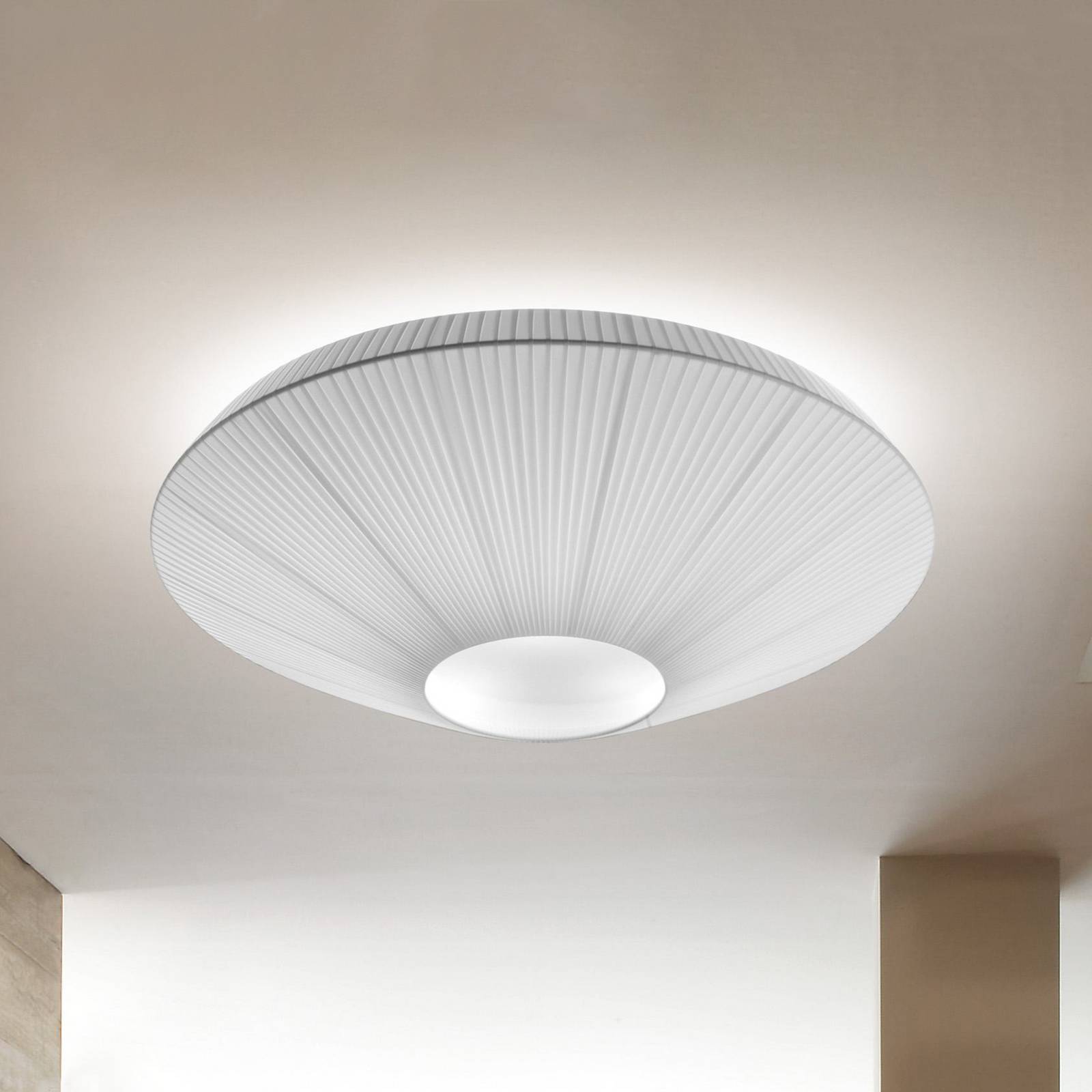 Bover Deckenlampe Siam 120, Höhe 61 cm, nickel/weiß Bover Deckenlampe Siam 120, Höhe 61 cm, nickel/weiß von Bover