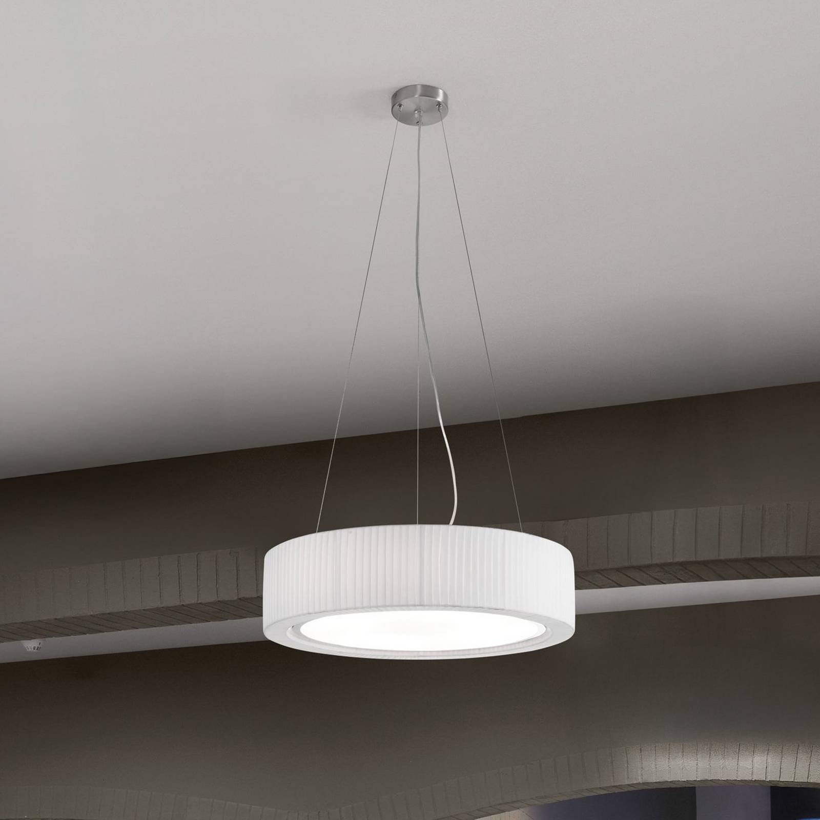 Bover Deckenlampe Urban, silberfarben/weiß, Ø 60 cm Bover Deckenlampe Urban, silberfarben/weiß, Ø 60 cm von Bover