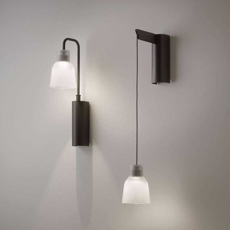 Bover Drip A/02 LED-Wandleuchte, matt weiß von Bover